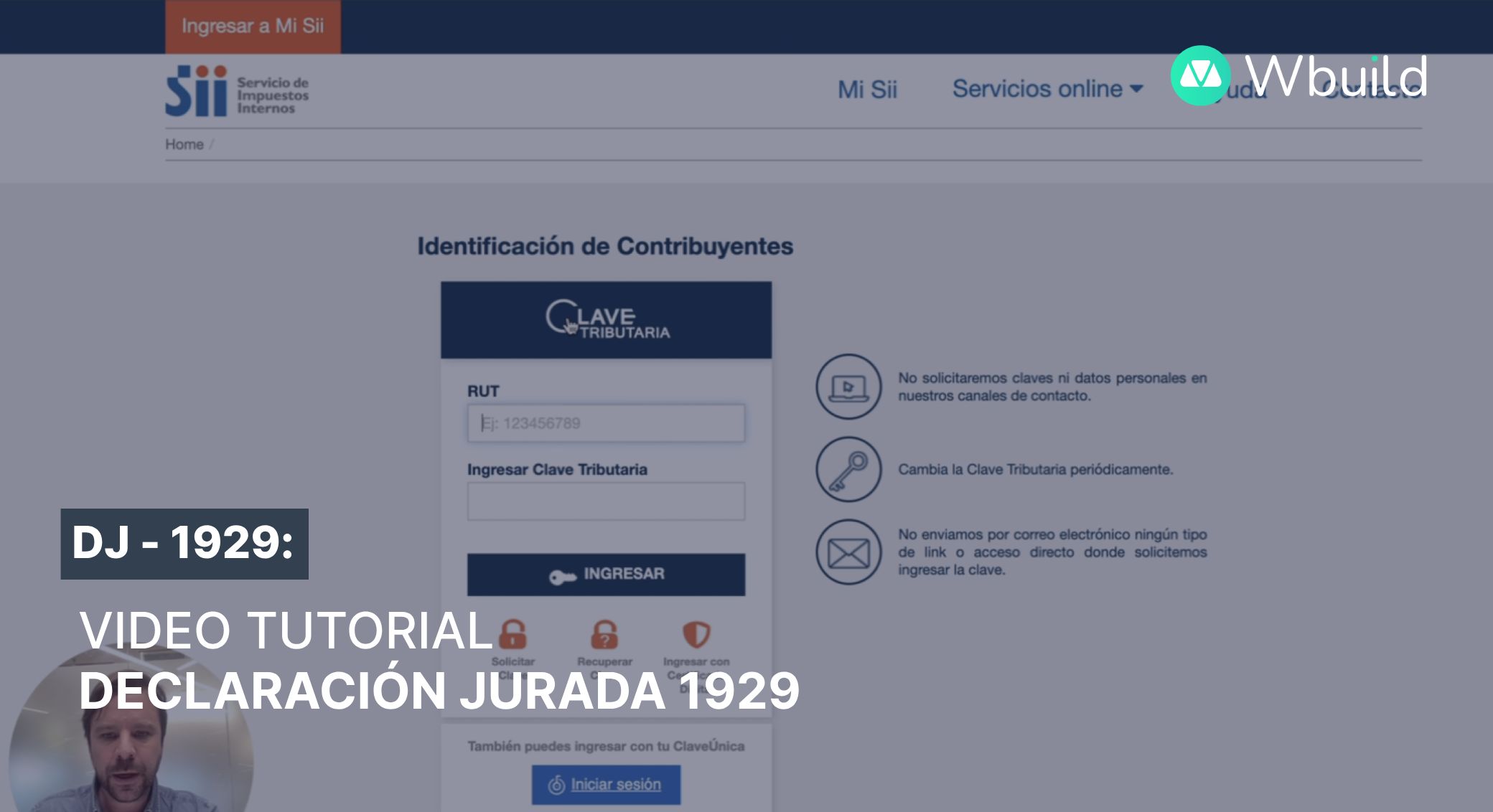 Video tutorial declaración 1929